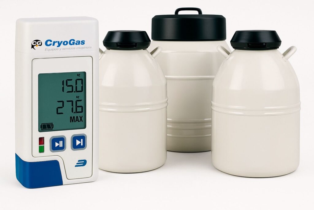 Tecnología para preservar: dataloggers avanzados y contenedores criogénicos de aluminio de última generación 1 1756732787980